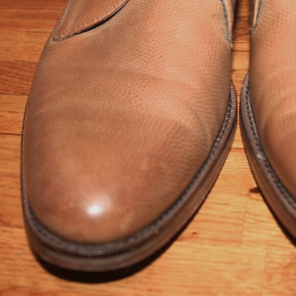 $398 Cole Haan Nike Air Tan Leather Monk Strap Shoes w Dust Bags Mint! 10.5 main image 5
